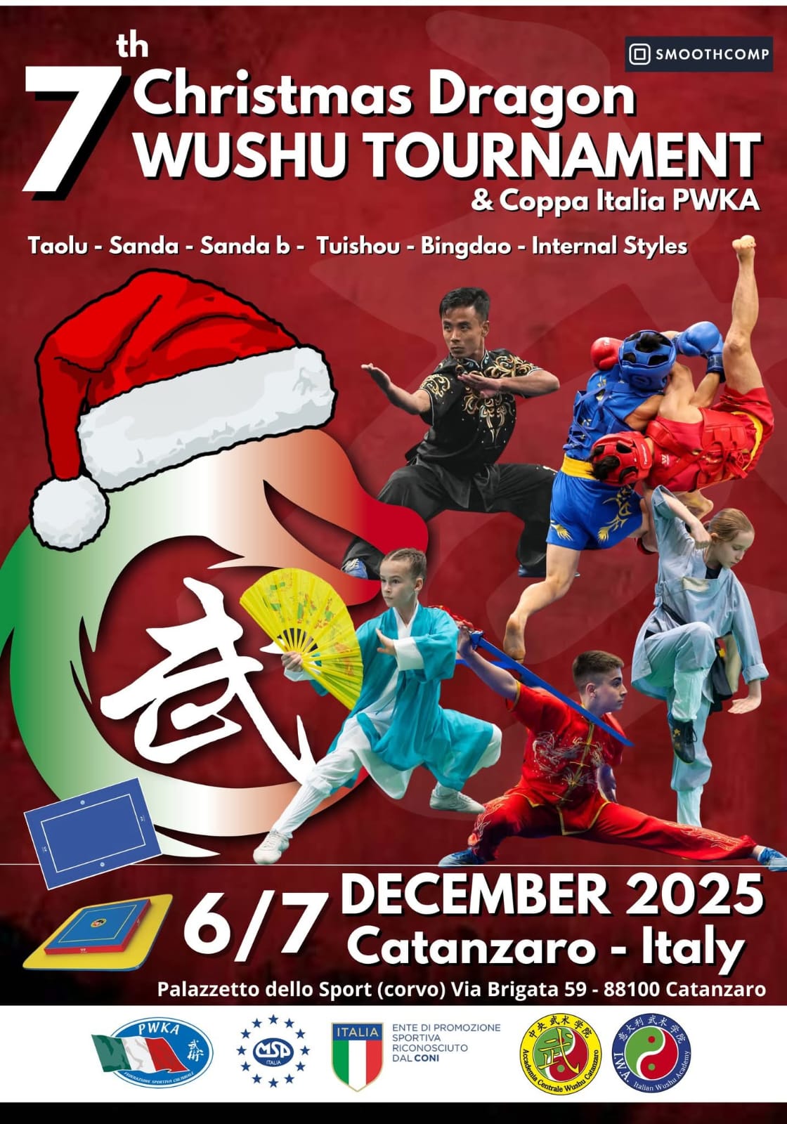 7° Torneo Wushu Open IL DRAGO di NATALE